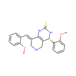 COc1ccccc1/C=C1\CNCC2=C1NC(=S)N[C@@H]2c1ccccc1OC ZINC000101679954