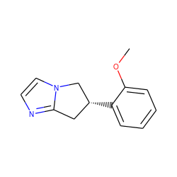 COc1ccccc1[C@@H]1Cc2nccn2C1 ZINC000040394418