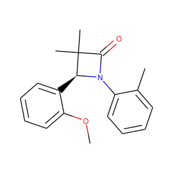 COc1ccccc1[C@@H]1N(c2ccccc2C)C(=O)C1(C)C ZINC000169324181