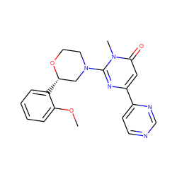 COc1ccccc1[C@H]1CN(c2nc(-c3ccncn3)cc(=O)n2C)CCO1 ZINC000034339351