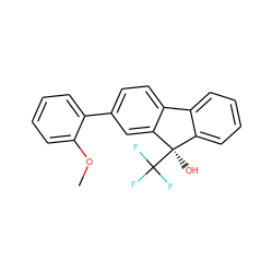 COc1ccccc1-c1ccc2c(c1)[C@](O)(C(F)(F)F)c1ccccc1-2 ZINC000144733474