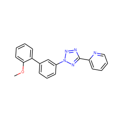 COc1ccccc1-c1cccc(-n2nnc(-c3ccccn3)n2)c1 ZINC000028386085