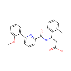 COc1ccccc1-c1cccc(C(=O)N[C@@H](CC(=O)O)c2ccccc2C)n1 ZINC000223396621