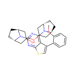 COc1ccccc1-c1csc2nc(N3[C@H]4CC[C@H]3CC(O)C4)nc(N3[C@H]4CC[C@H]3CC(OC)C4)c12 ZINC000653678344