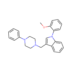 COc1ccccc1-n1cc(CN2CCN(c3ccccc3)CC2)c2ccccc21 ZINC000103265596