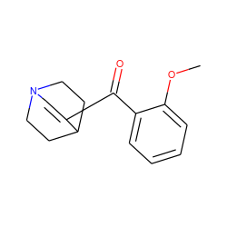 COc1ccccc1C(=O)C1=CN2CCC1CC2 ZINC000026716235