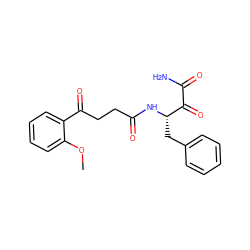 COc1ccccc1C(=O)CCC(=O)N[C@@H](Cc1ccccc1)C(=O)C(N)=O ZINC000040865415