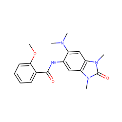 COc1ccccc1C(=O)Nc1cc2c(cc1N(C)C)n(C)c(=O)n2C ZINC000653837902