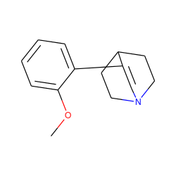 COc1ccccc1C1=CN2CCC1CC2 ZINC000000013755