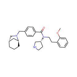 COc1ccccc1CCN(C(=O)c1ccc(CN2C[C@H]3CCC[C@H]2C3)cc1)[C@@H]1CCNC1 ZINC000169355655