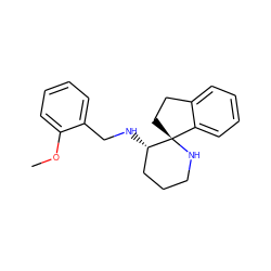 COc1ccccc1CN[C@H]1CCCN[C@]12CCc1ccccc12 ZINC000026640428