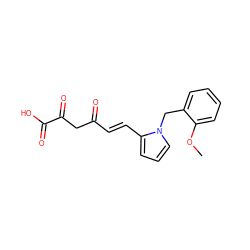 COc1ccccc1Cn1cccc1/C=C/C(=O)CC(=O)C(=O)O ZINC000033818788