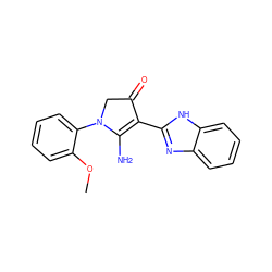 COc1ccccc1N1CC(=O)C(c2nc3ccccc3[nH]2)=C1N ZINC000005012158