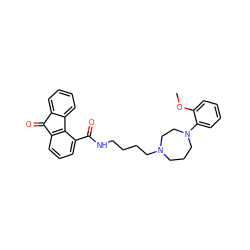 COc1ccccc1N1CCCN(CCCCNC(=O)c2cccc3c2-c2ccccc2C3=O)CC1 ZINC000096270626