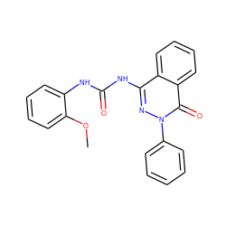 COc1ccccc1NC(=O)Nc1nn(-c2ccccc2)c(=O)c2ccccc12 ZINC000071315758