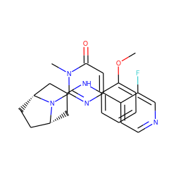 COc1ccccc1NC1C[C@@H]2CC[C@H](C1)N2c1nc(-c2ccncc2F)cc(=O)n1C ZINC000114417007