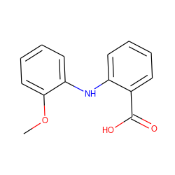 COc1ccccc1Nc1ccccc1C(=O)O ZINC000003173666