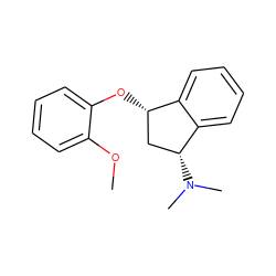 COc1ccccc1O[C@H]1C[C@@H](N(C)C)c2ccccc21 ZINC000045497378