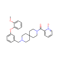 COc1ccccc1Oc1cccc(CN2CCC3(CC2)CCN(C(=O)c2cccc[n+]2[O-])CC3)c1 ZINC000029133055