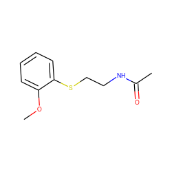 COc1ccccc1SCCNC(C)=O ZINC000058583193