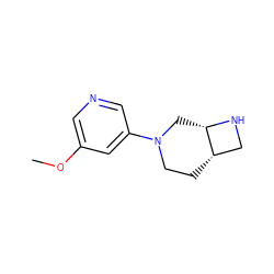 COc1cncc(N2CC[C@H]3CN[C@H]3C2)c1 ZINC000035080253