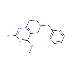 COc1nc(Cl)nc2c1CN(Cc1ccccc1)CC2 ZINC000146382954