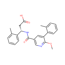 COc1ncc(C(=O)N[C@@H](CC(=O)O)c2ccccc2C)cc1-c1ccccc1C ZINC000261178343