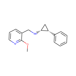 COc1ncccc1CN[C@@H]1C[C@@H]1c1ccccc1 ZINC000095006940