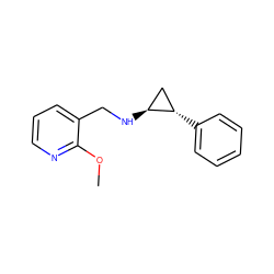 COc1ncccc1CN[C@H]1C[C@@H]1c1ccccc1 ZINC000095006941