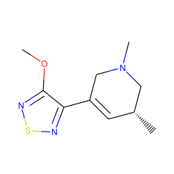 COc1nsnc1C1=C[C@@H](C)CN(C)C1 ZINC000026291276