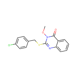 COn1c(SCc2ccc(Cl)cc2)nc2ccccc2c1=O ZINC000000524079