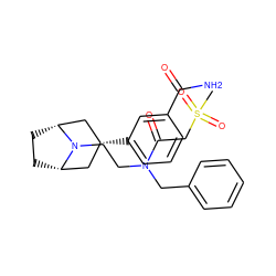 CS(=O)(=O)CC(=O)N(CCN1[C@H]2CC[C@@H]1C[C@H](c1cccc(C(N)=O)c1)C2)Cc1ccccc1 ZINC000117292553