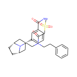 CS(=O)(=O)CC(=O)N(CCc1ccccc1)CCN1[C@H]2CC[C@@H]1C[C@H](c1cccc(C(N)=O)c1)C2 ZINC000117297831