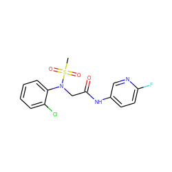 CS(=O)(=O)N(CC(=O)Nc1ccc(F)nc1)c1ccccc1Cl ZINC000095561528