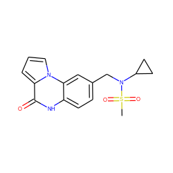 CS(=O)(=O)N(Cc1ccc2[nH]c(=O)c3cccn3c2c1)C1CC1 ZINC000063298058