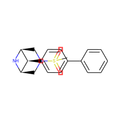 CS(=O)(=O)N1C[C@H]2N[C@@H](C1)[C@H]2c1ccc(-c2ccccc2)cc1 ZINC000100108456