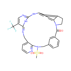 CS(=O)(=O)N1Cc2cccc(c2)C(=O)N2CCc3cc(ccc32)NC2=NC=C(C(F)(F)F)C(=NCc3cccnc31)N2 ZINC001772655918