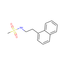 CS(=O)(=O)NCCc1cccc2ccccc12 ZINC000030430198