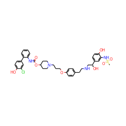 CS(=O)(=O)Nc1cc([C@@H](O)CNCCc2ccc(OCCCN3CCC(OC(=O)Nc4ccccc4-c4ccc(O)c(Cl)c4)CC3)cc2)ccc1O ZINC000169323349