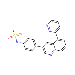 CS(=O)(=O)Nc1ccc(-c2cnc3cccc(-c4cccnc4)c3c2)cc1 ZINC000028957618