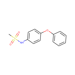 CS(=O)(=O)Nc1ccc(Oc2ccccc2)cc1 ZINC000000283705