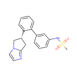 CS(=O)(=O)Nc1cccc(-c2ccccc2[C@@H]2Cc3nccn3C2)c1 ZINC000040895634