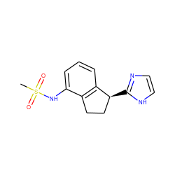 CS(=O)(=O)Nc1cccc2c1CC[C@@H]2c1ncc[nH]1 ZINC000029046487