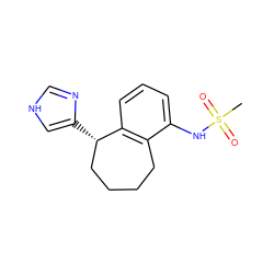 CS(=O)(=O)Nc1cccc2c1CCCC[C@@H]2c1c[nH]cn1 ZINC000013580232