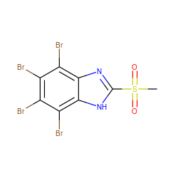 CS(=O)(=O)c1nc2c(Br)c(Br)c(Br)c(Br)c2[nH]1 ZINC000653726440