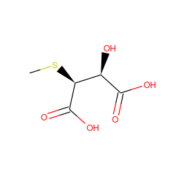 CS[C@H](C(=O)O)[C@@H](O)C(=O)O ZINC000045370351