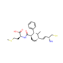 CSCC[C@H](NC(=O)[C@H](/C=C\[C@@H](/C=C/[C@@H](N)CS)C(C)C)Cc1ccccc1)C(=O)O ZINC000003823554