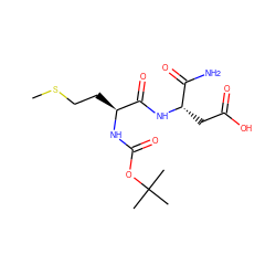 CSCC[C@H](NC(=O)OC(C)(C)C)C(=O)N[C@@H](CC(=O)O)C(N)=O ZINC000029346487