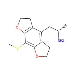 CSc1c2c(c(C[C@H](C)N)c3c1OCC3)CCO2 ZINC000040834225