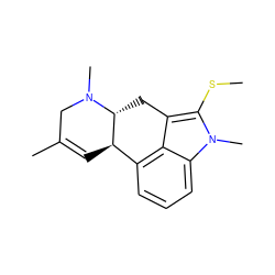 CSc1c2c3c(cccc3n1C)[C@H]1C=C(C)CN(C)[C@@H]1C2 ZINC000013826380